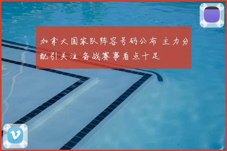 加拿大国家队阵容号码公布 主力分配引关注 备战赛事看点十足